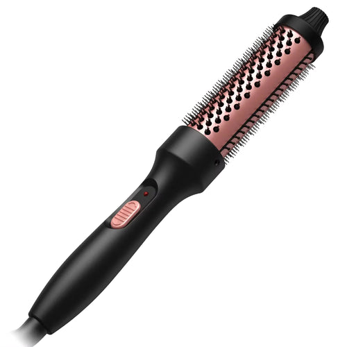 Curling Thermal Brush Double PTC Heated Curling Iron Brush Anti-Scald round Brush 32Mm Hair Curler Hot Volumizing Brush Styler
